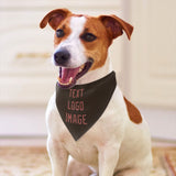 Custom Brown Copper Rose Pet Scarf