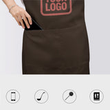 Custom Brown Copper Rose Apron
