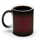 Custom Brown Crimson Red Magic Mug
