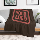 Custom Brown Copper Rose Blanket