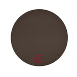 Custom Brown Crimson Red Round Table Cloth