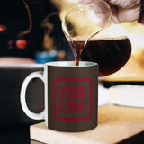 Custom Brown Crimson Red Mug