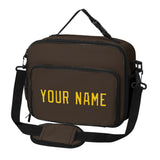 Custom Brown Gold Lunch Bag