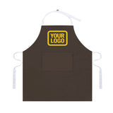Custom Brown Gold Apron
