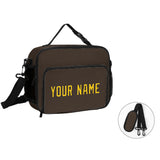 Custom Brown Gold Lunch Bag