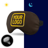 Custom Brown Gold Sleep Mask