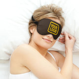 Custom Brown Gold Sleep Mask