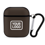 Custom Brown White AirPods Case