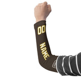 Custom Brown White Arm Sleeve