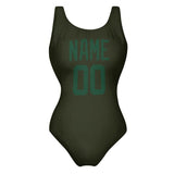 Custom Olive Green Swimsuit