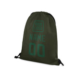 Custom Olive Green Drawstring Bag