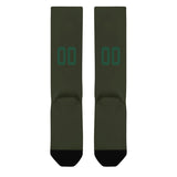 Custom Olive Green Knee-High Sock