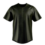 Custom Olive & Black Colors Design Sports Baseball Jersey