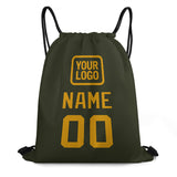 Custom Olive Yellow Drawstring Bag