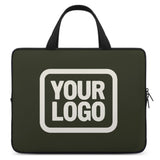 Custom Olive Cream Laptop Bag