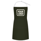 Custom Olive Cream Apron