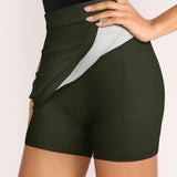 Custom Olive Cream A-Line Skort