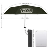 Custom Olive Cream Automatic Umbrella