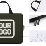 Custom Olive Cream Laptop Bag