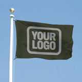 Custom Olive Gray Flag