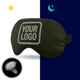 Custom Olive Gray Sleep Mask