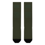 Custom Olive Dark Green Knee-High Sock