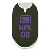 Custom Olive Light Purple Pet Vest