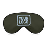 Custom Olive Light Blue Sleep Mask