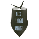 Custom Olive Light Blue Pet Scarf