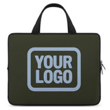 Custom Olive Light Blue Laptop Bag