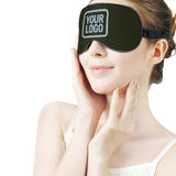 Custom Olive Light Blue Sleep Mask