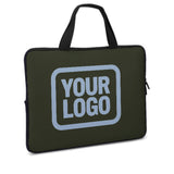 Custom Olive Light Blue Laptop Bag