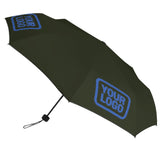 Custom Olive Sky Blue Automatic Umbrella