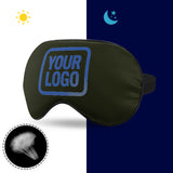 Custom Olive Sky Blue Sleep Mask