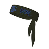 Custom Olive Navy Headband