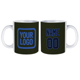 Custom Olive Navy Mug