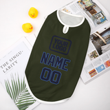 Custom Olive Navy Pet Vest
