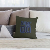 Custom Olive Navy Pillowcase