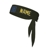 Custom Olive Gold Headband