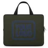 Custom Olive Blue Laptop Bag