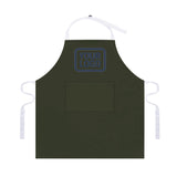 Custom Olive Blue Apron