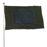 Custom Olive Blue Flag