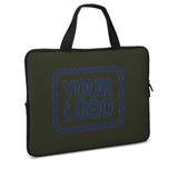 Custom Olive Blue Laptop Bag