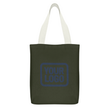 Custom Olive Blue Green Canvas Tote Bag