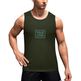 Custom Olive Blue Green Men's Tank Top