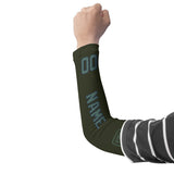Custom Olive Blue Green Arm Sleeve
