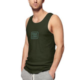Custom Olive Blue Green Men's Tank Top