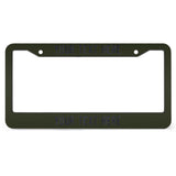 Custom Olive Navy License Plate Frame