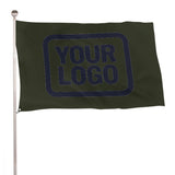 Custom Olive Navy Flag