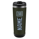 Custom Olive Light Blue Stainless Steel Water Cup